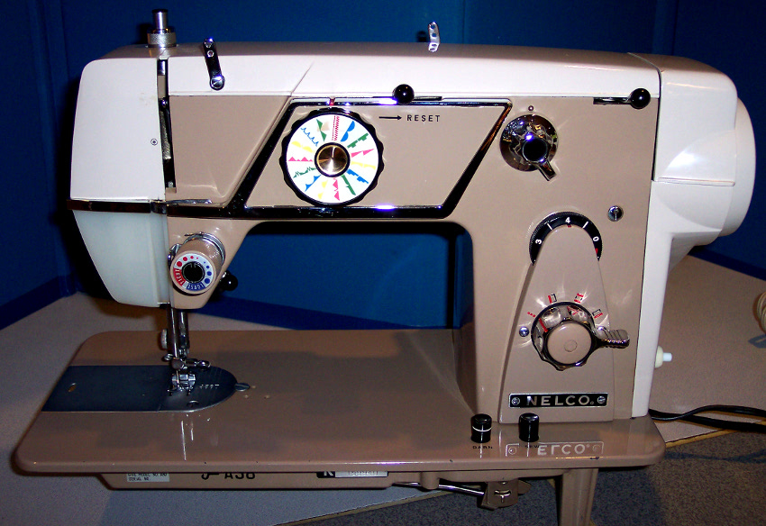 Restored Nelco Lyra Vintage Japanese-Made Sewing Machine